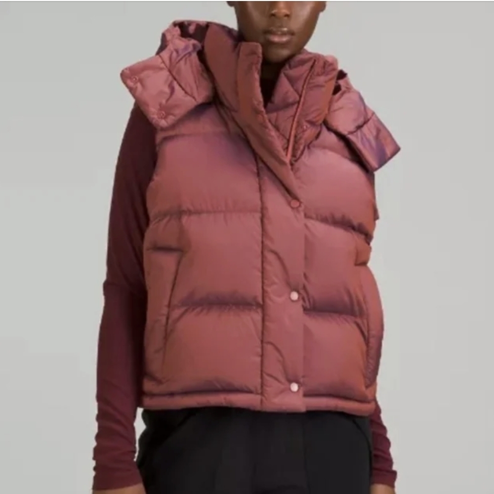 Wunder Puff Cropped Vest Size 2